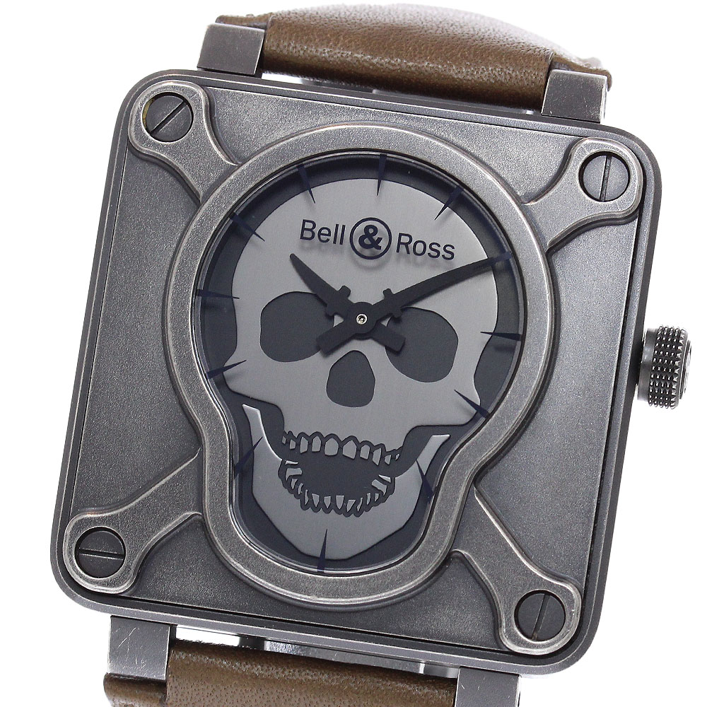 ベル＆ロス Bell＆Ross BR01-92 AIRB2-CA エアボーン2 スカルフェイス 999本限定 自動巻き メンズ _961536【中古】