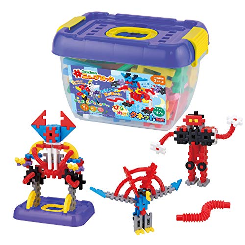 サイズ：クネットBOX 学研_Gakkenニューブロック　ひらめき! クネットBOX 　83185