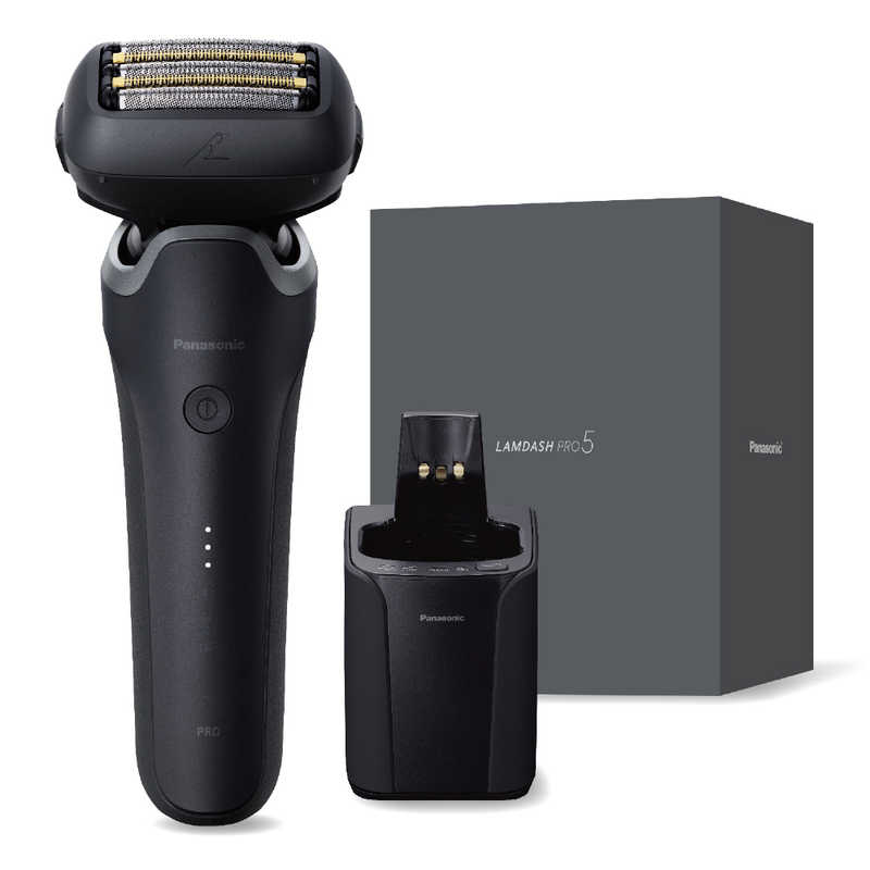 パナソニック　Panasonic　メンズシェーバー ラムダッシュPRO5 ［5枚刃 / AC100V-240V］ マットブラック　ES-L571D-K