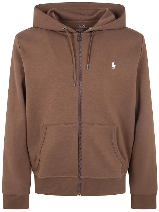 POLO RALPH LAUREN Men Hoodies 710 881 517 506 NUTMEG BROWN