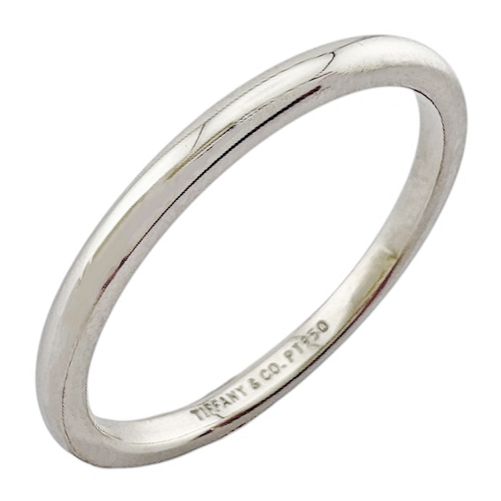ティファニー クラッシクバンド リング 指輪 17.5号 Pt950プラチナ TIFFANY&Co. 中古