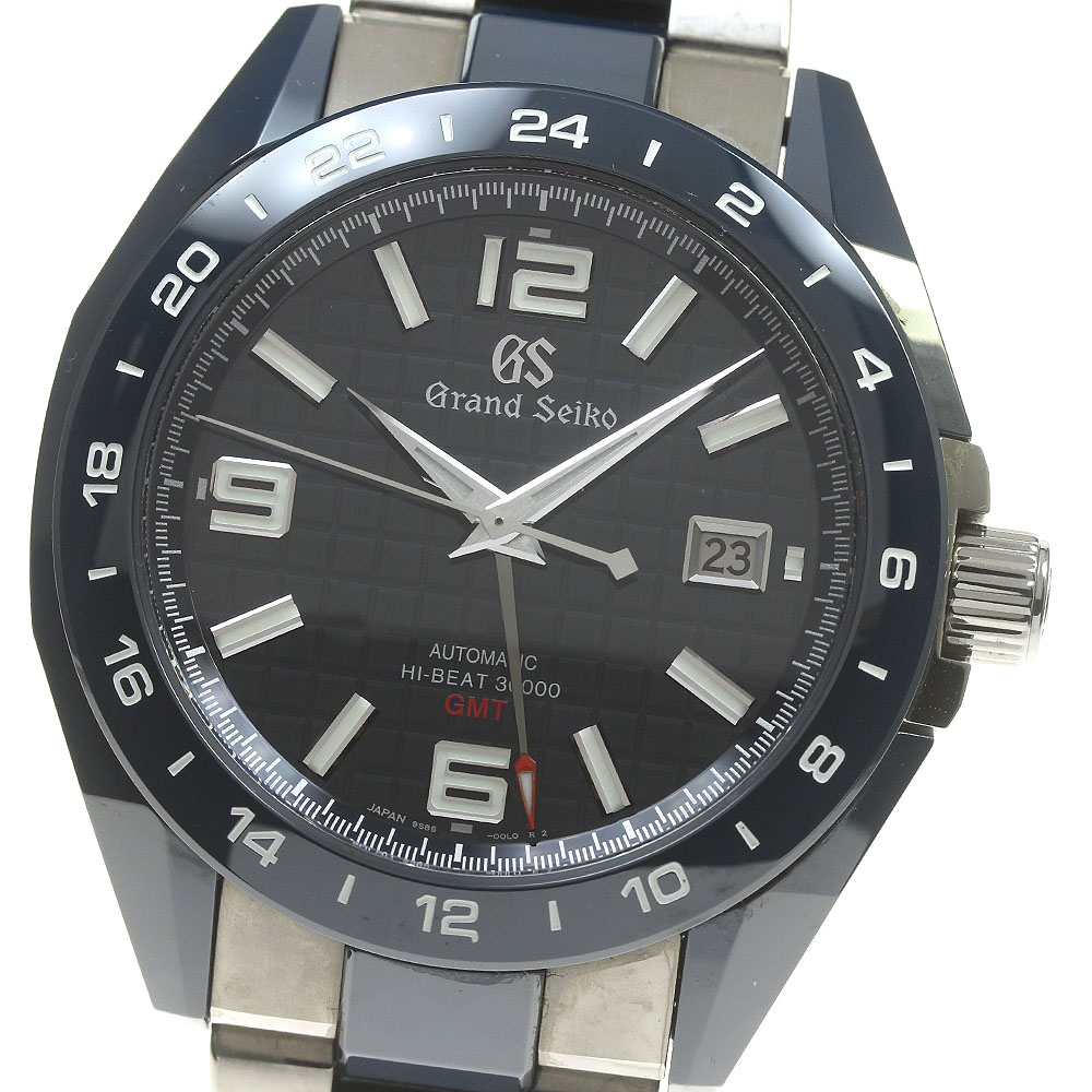 セイコー SEIKO SBGJ233/9S86-00J0 グランドセイコー メカニカル ハイビート36000 GMT マスターショップ限定 自動巻き 美品 箱付_844633【中古】