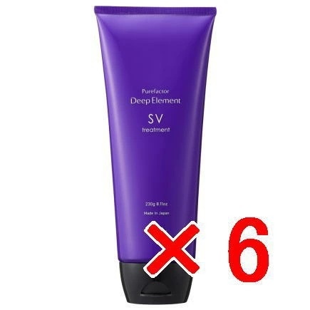 【送料無料】 ミアンビューティー ／ ディープエレメント SV トリートメント 230g ／ 6個セット