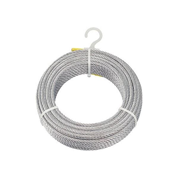メッキ付ワイヤロープ Φ6mmx30m CWM-6S30 1本