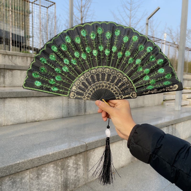 グリン レンスファン Green Lace Handfan - 通販 - soluredes.com.co