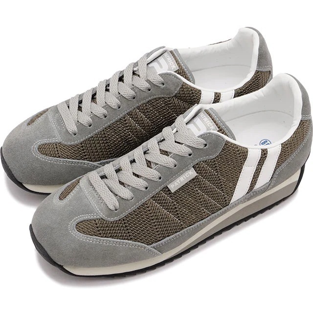 スニーカー マラソンセスタ [505074] MARATHON-CST 日本製 ナイロン GY