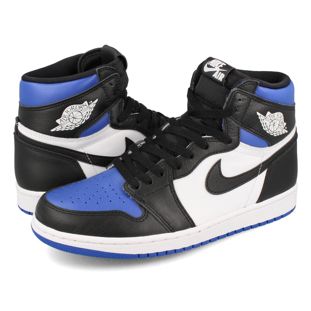AIR JORDAN 1 RETRO HIGH OG BLACK/WHITE/GAME ROYAL 【ROYAL TOE】