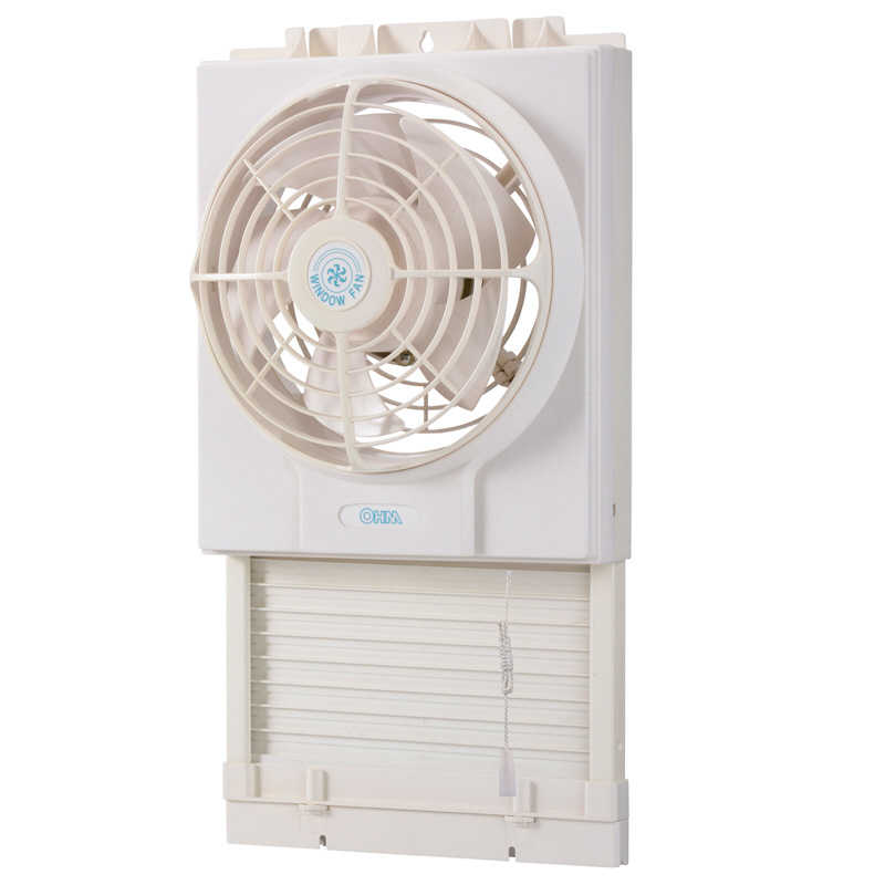 オーム電機　窓用換気扇 ホワイト フィルターレス　VW-20N (宅配商品)