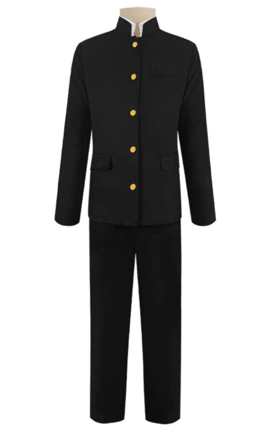 チェンソーマン 風 吉田ヒロフミ よしだひろふみ 男子 学生服 コスチューム コスプレ衣装 3点セット サイズ S―XXL