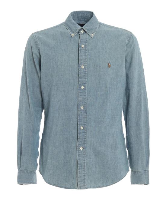 POLO RALPH LAUREN Men Shirts 710548538 001 Azzurro