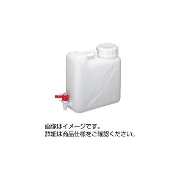 ポリ活栓付平角缶（広口タイプ） 10L PH-10K
