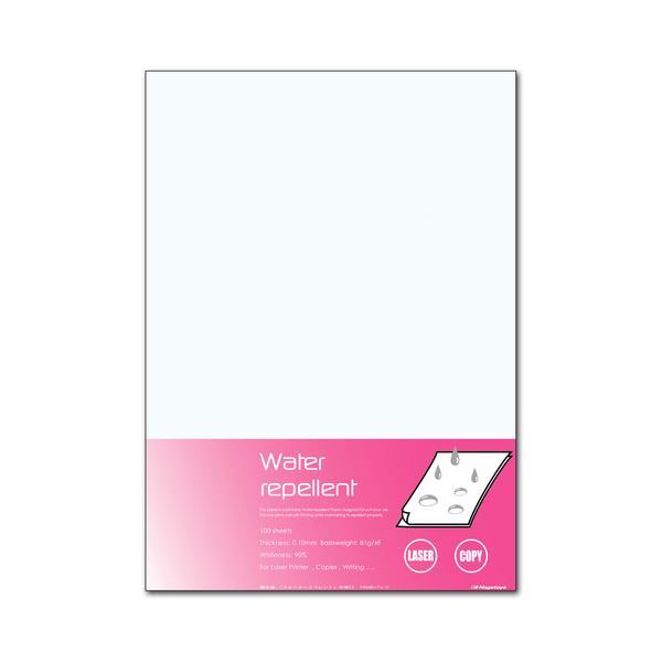 （まとめ） 長門屋商店 撥水紙 ウォーターリペレント A3 中厚口 81g ナ-WR102 1冊（100枚） 2セット 7,154円