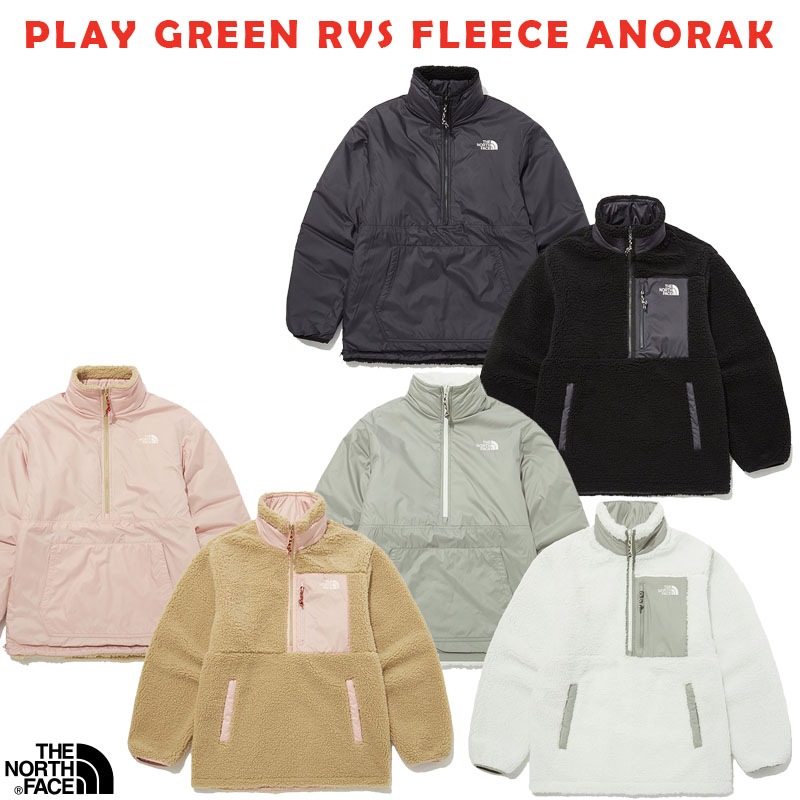 韓国正規品保証 関税負担なし MEGA SALE NJ4FP56A FLEECE RVS ANORAKデイリー 基本 着装 男子 女子 人気 韓国 ファッション 男女共用 アウトドア