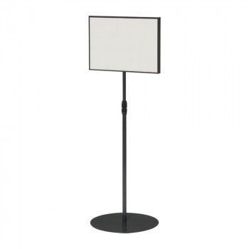 ナカキン カバー付サインスタンド（上下スライド型） B4サイズ横型 NSS-FB4Y-BU