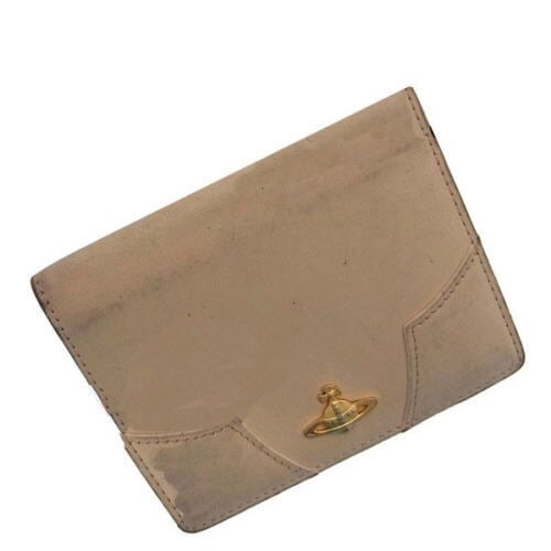 パスケース ロゴ ベージュ 中古