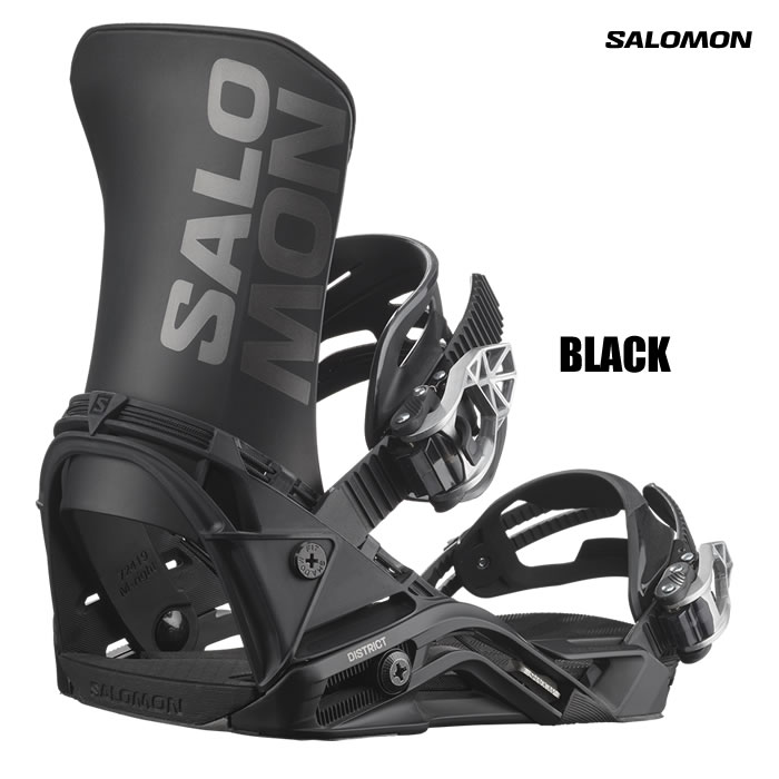新品未使用 24-25 SALOMON BINDING DISTRICT BLACK S安心保証 即日発送 土日祝発送OK 15