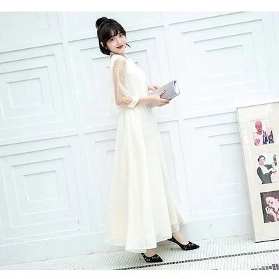 パーティードレス10203040ワンピースおしゃれフォーマルお呼ばれシフォン