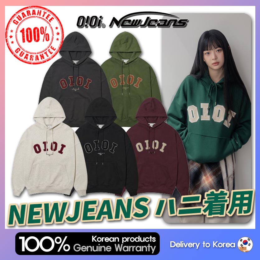 【NewJeans着用】SIGNATURE BOUCLE HOODIE 5color フードTシャツ5色 ニュージンズハニピック
