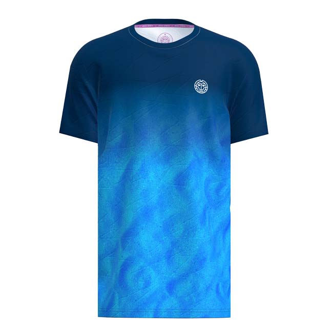 BIDI BADU(ビディバドゥ) 2024 SS ジュニア(ボーイズ) BEACH SPIRIT ビーチスピリット ゲームシャツ B1620031-DBLBL ダークブル×ブルー(24y2mテニス)