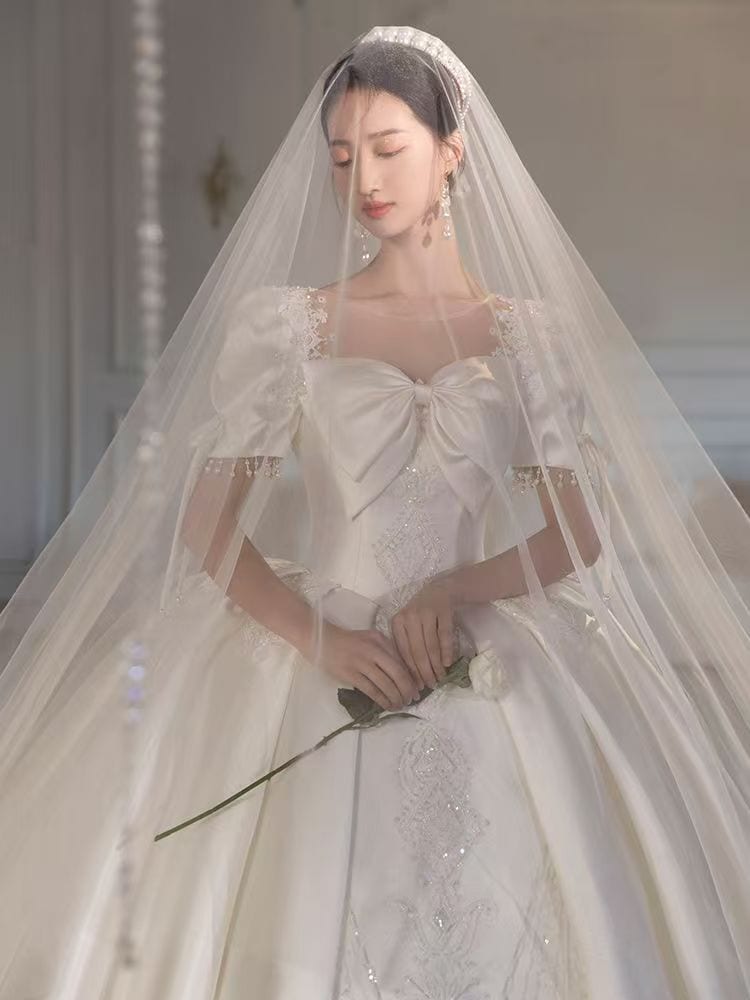 パーティードレス ウェディングドレス 新作 白 高級感 ロングワンピース 結婚式 花嫁 成人式 お呼ばれ ウェディング 演奏会 二次会 前撮り ワンピース ロングドレス