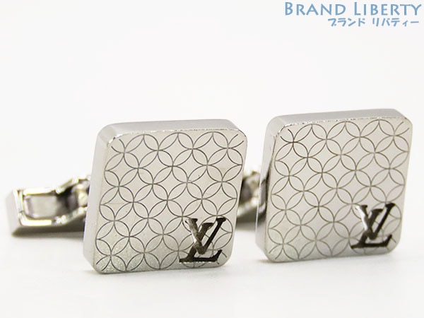 ルイヴィトンブトンドゥマンシェットシャンゼリゼカフスカフスボタンカフリンクスシルバーステンレススチールSSM65043 26,390円