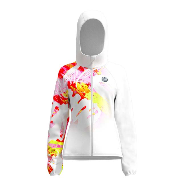 「海外サイズ」BIDI BADU(ビディバドゥ) 2024 SP レディース WILD ARTS ワイルドアーツ フード付きジャケット W1610005-WHMX(23y12mテニス)