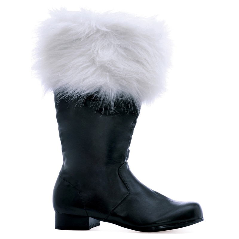 ファー付きサンタブーツ メンズS 26～27cm 【 サンタ コスプレ 靴 メンズ シューズ 小物 男性用 仮装 クリスマス 変装グッズ 】