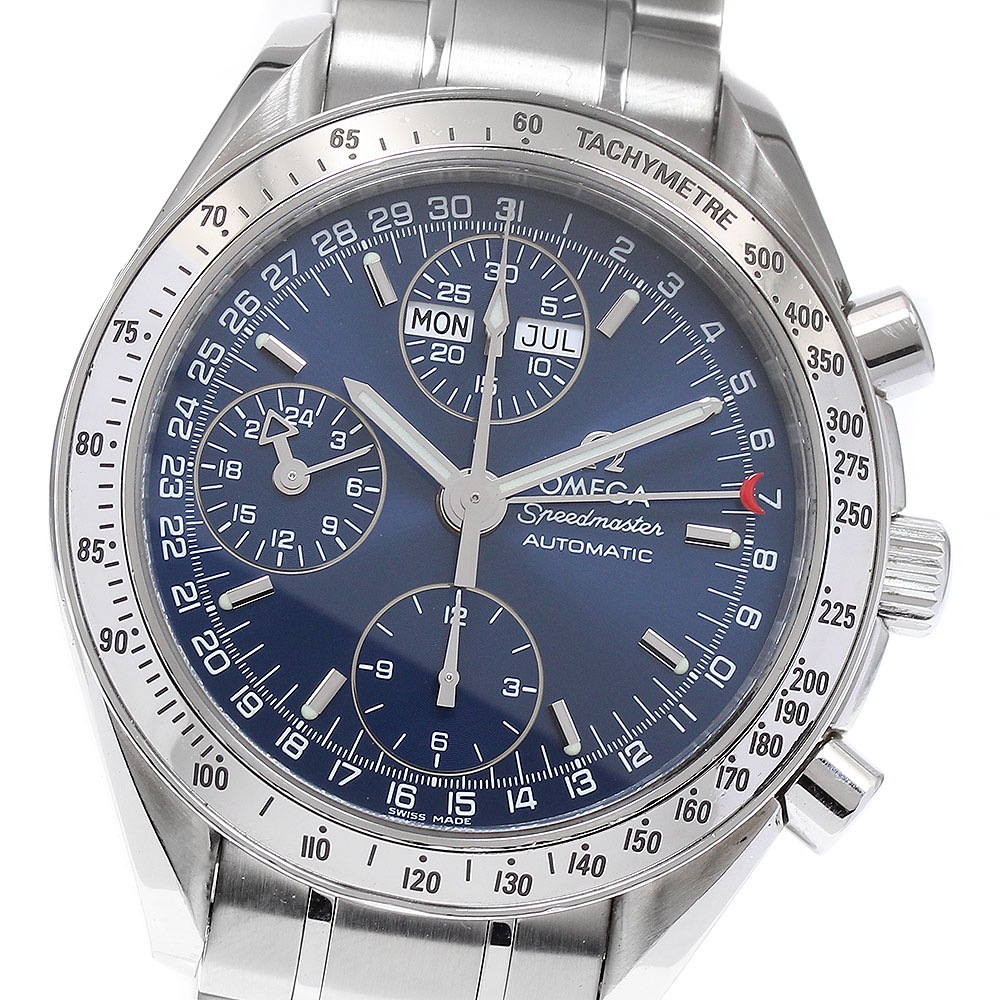 オメガ OMEGA 3523.80 スピードマスター トリプルカレンダー クロノグラフ 自動巻き メンズ 保証書付き_892339【中古】