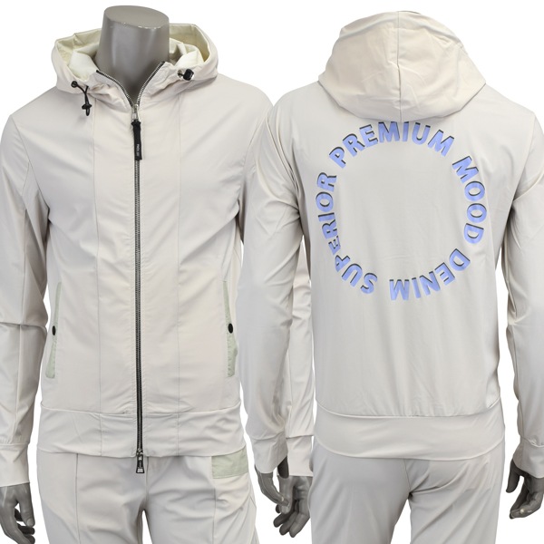 P.M.D.S. ピーエムディーエス XENIX PRINT/ストレッチ ナイロン ジップパーカー/セットアップ可/S25JK852 568 0083