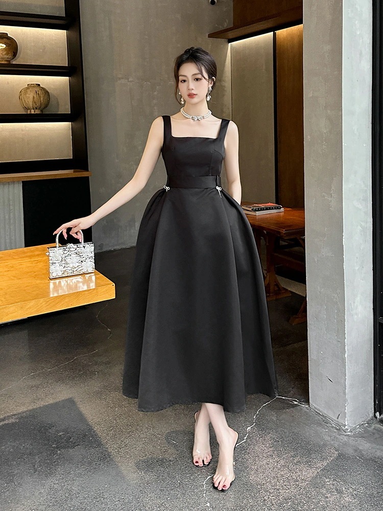 【JY.上品】 夏 大きい裾幅 キャミワンピース ドレス パーティー 着痩せ 大人 お呼ばれ 同窓会 披露宴 卒業式 結婚式 ウェディング 二次会 成人式