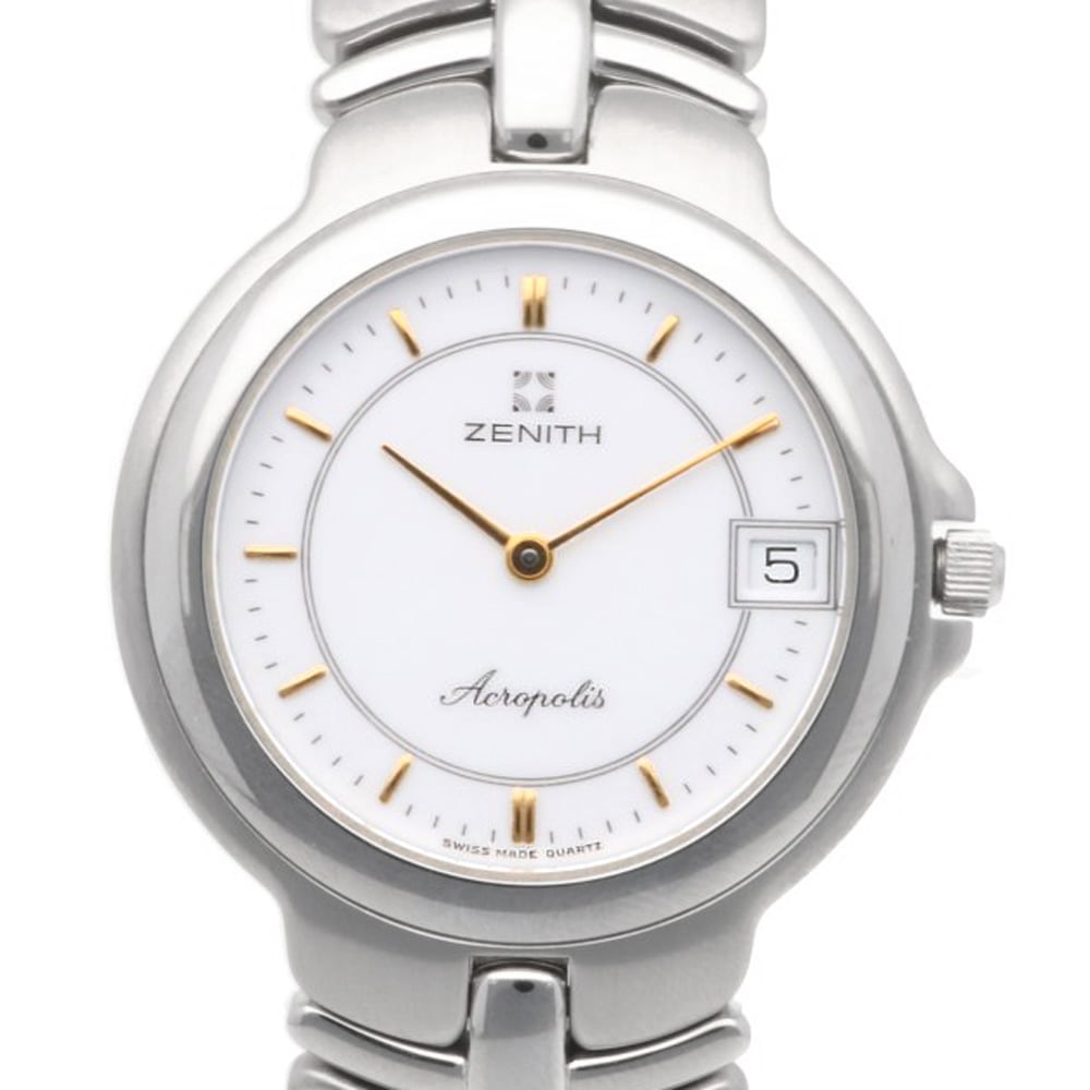 ゼニス アクロポリス 腕時計 ステンレススチール 02.7000.333 クオーツ 1年保証 ZENITH 中古 美品