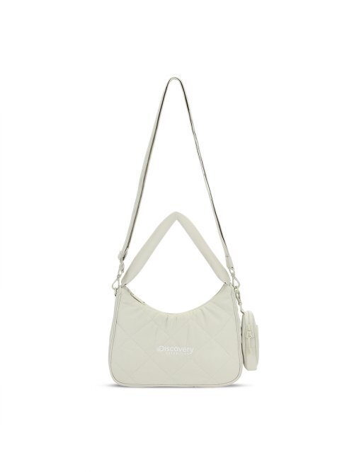 Discovery EXPEDITION Melrose quilted hobo bag BEIGE DXTG 40