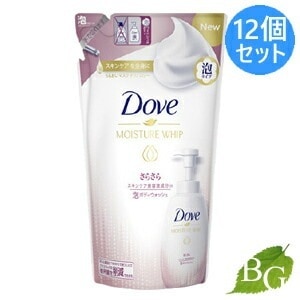 ダヴ Dove うるおいホイップ 泡ボディウォッシュ さらさら 430g 詰替12個セット