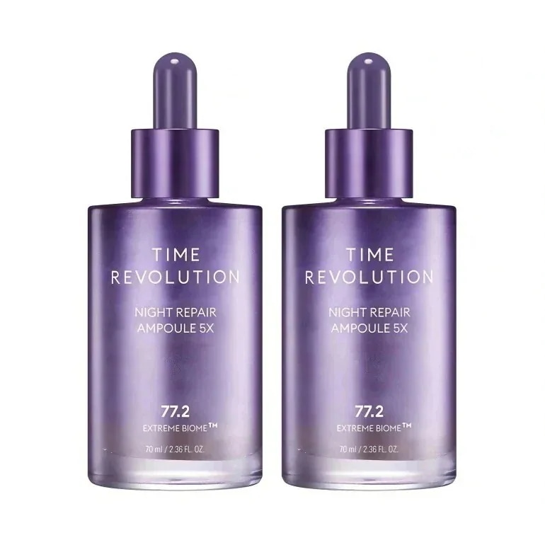 タイムレボリューションナイトリペアアンプル5X, 70ml, 2個