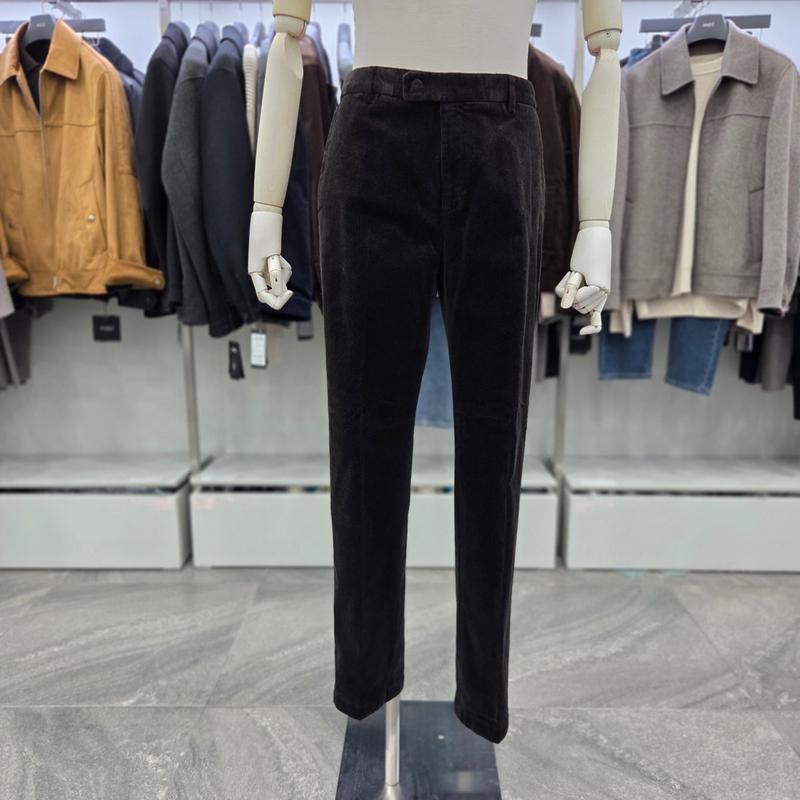 テーパードフィット ヒドゥンバンディングコーデュロイパンツ BSF4PP1001 BR