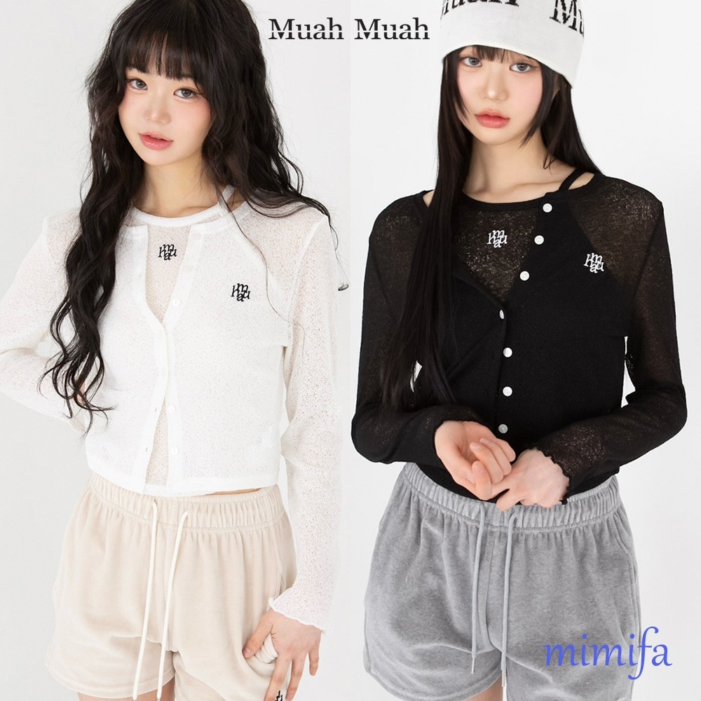 ステッチロゴ クーリング カーディガン 4,922円