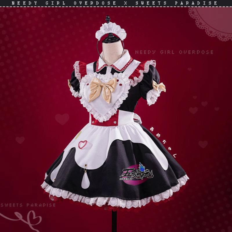 五次元　NEEDY　GIRL　OVERDOSE　二ーディガールオーバードーズ　あめちゃん　スイパラ　メイド衣装
