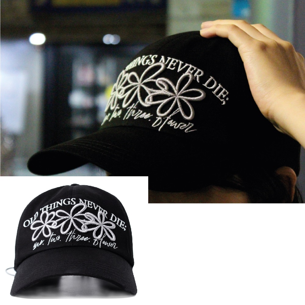 [Old Things Never Die] [韓国人気ベストグッズ] [ONE, TWO, THREE, FLOWER] KNOT CAP - MONO