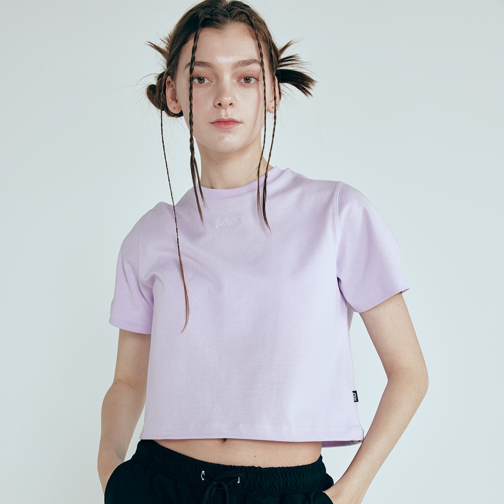 DOUBLE STITCH STRING CROP T-SHIRT 二重 縫い目 ストリング クロップ Tシャツ トップス