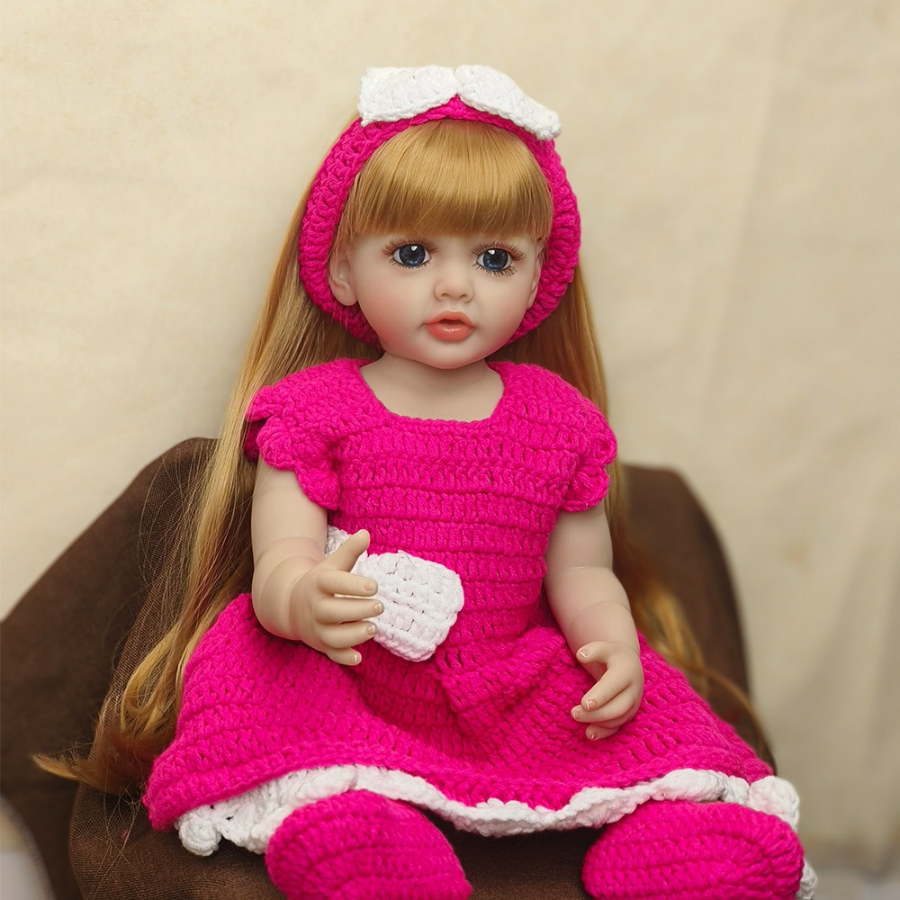 55cm リボーンドール マーメイドドレスアップ シミュレーションベビードール 女の子 人形 おもちゃ