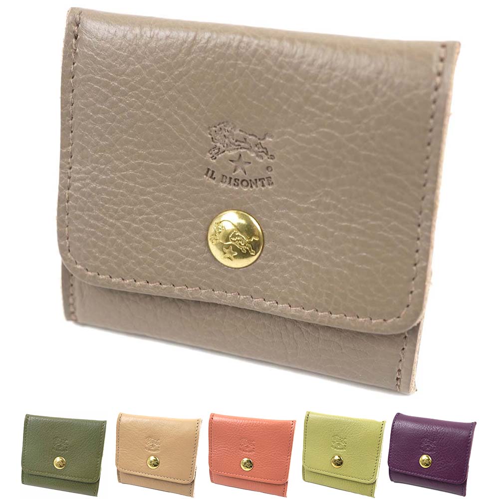 イルビゾンテ コインケース レディース メンズ ユニセックス レザー 選べるカラー IL BISONTE SCP020