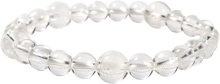 パワーストーン ブレスレット メンズ 白虎 水晶 商売繁盛 家内安全 07104794(［03］ 白虎 07104794, ［01］ パワーストーン 内径 約17-18)