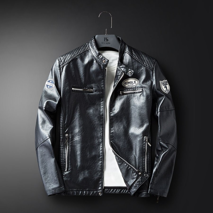 レザージャケット レザーコート 春秋用 メンズ puジャケット アウター 裏起毛 パーカー バイクウ