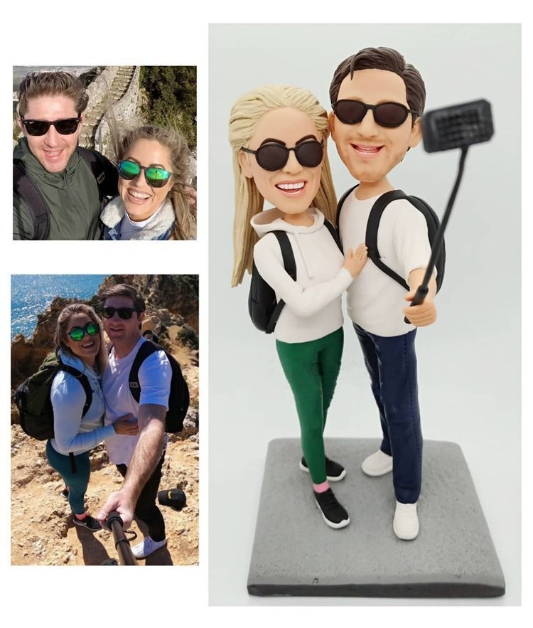 【オーダーメイド】3D肖像画 似顔絵 人形 フィギュア 結婚祝い 周年記念日 カップル 彼氏 彼女 夫婦 両親 贈呈品 記念品