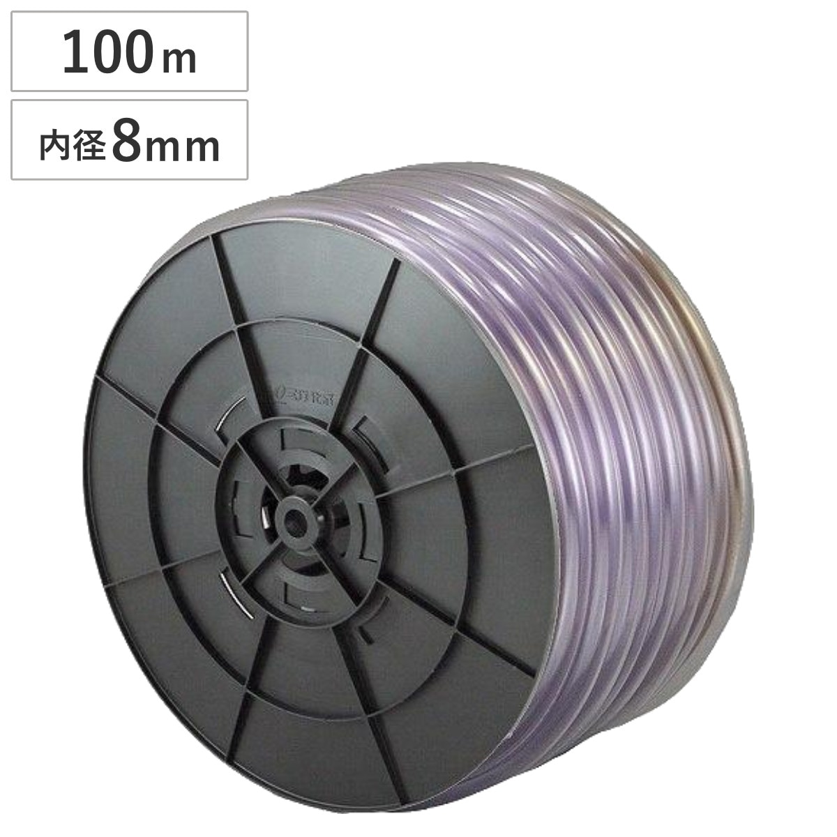 ホース SH 透明ホース 8x10mm 100m 農作業用ホース 業務用 農作業 8 10 100 農業用 農業資材 園芸用 家庭菜園 園芸用品 資材 散水ホース