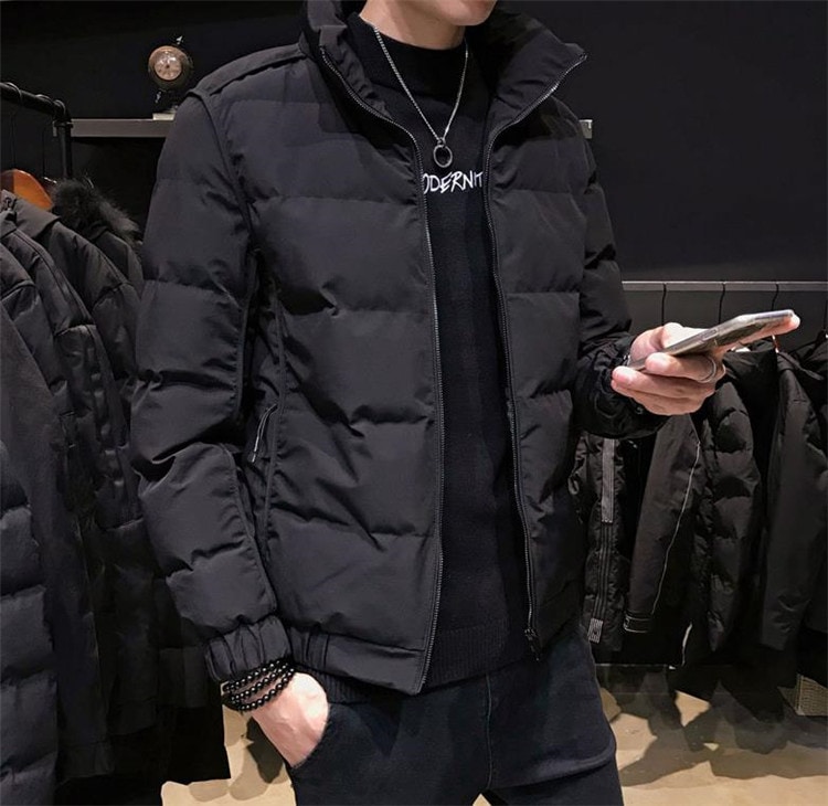 雑誌やSNSで話題 韓国ファッション 暖かい スリムフィット 大きいサイズ コットンジャケット 簡約 ダウンコート 個性 短いスタイル コート 百掛け