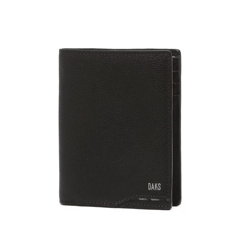 DBWA6E727BK アレクサンドラシグネチャーチェック配色ブラック牛革二つ折り財布