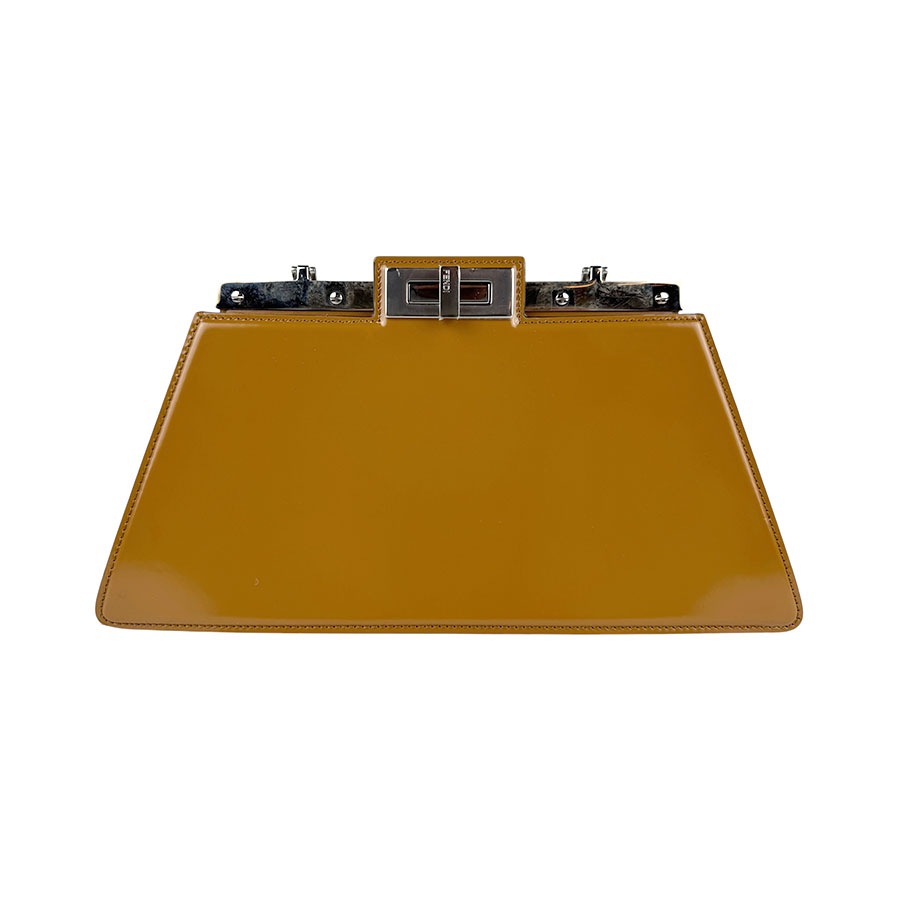 フェンディ FENDI ショルダーバッグ ピーカブー カット ミディアム レザー ブラウン レディース 8BN340-ANSC n1034