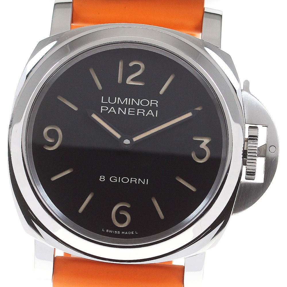 パネライ PANERAI PAM00914 ルミノール ベース 8デイズ 手巻き メンズ 箱・保証書付き_864617【中古】