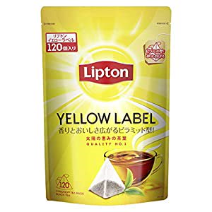 【Amazon.co.jp限定】 リプトン紅茶 イエローラベル 120袋 ティーバッグ